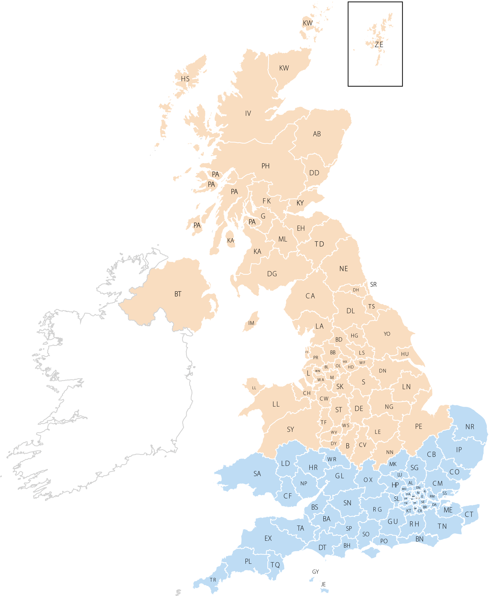 Daikin Rental Solutions Area Territory map only